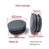 10-100mm Plastic End Cap Inner Plug for Round Tubes