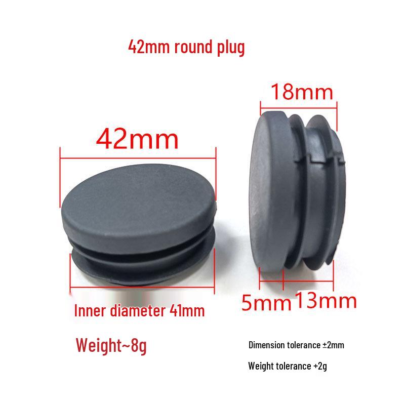 10-100mm Plastic End Cap Inner Plug for Round Tubes