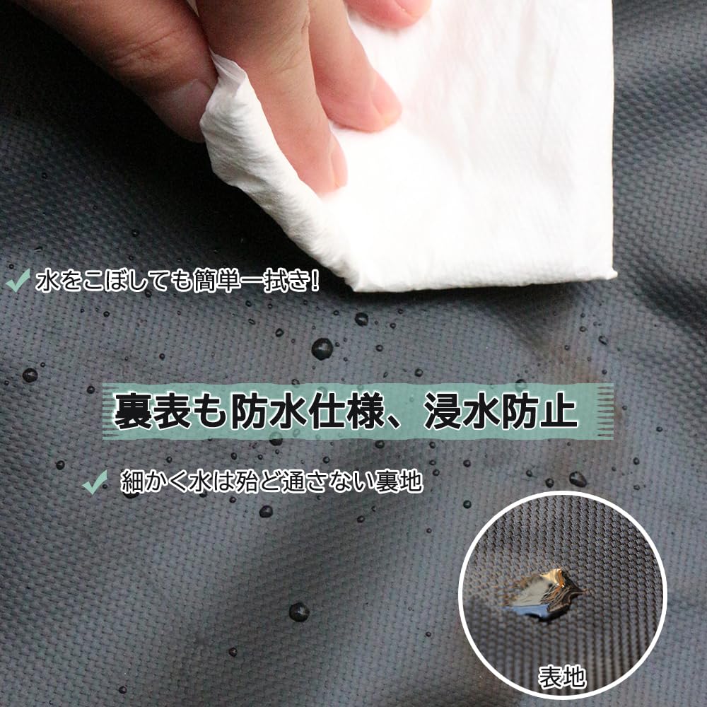 Temiry Luggage Universal for Kei 1680D Oxford Easy for Kei Cars and SUVs Mat, Cars, Water-Repellent, Stain-Resistant, Non-Slip, Fabric, Durable,