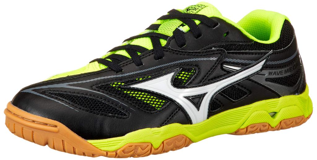 Mizuno Table Tennis Shoes Wave Medal 6 Cushioning Stability cm 2E Yellow/White/Black 24.0