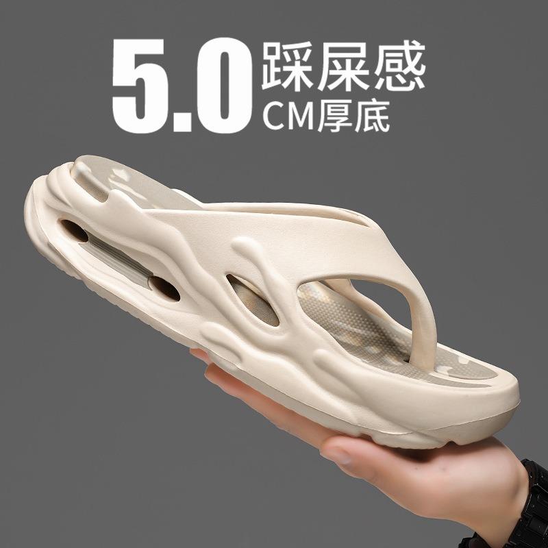 

Шлепанцы летние новые повседневные нескользящие для ношения в помещении и на улице с мягкой подошвой износостойкие с цветовой блокировкой пляжные мужские крутые тапочки 44-45 хаки