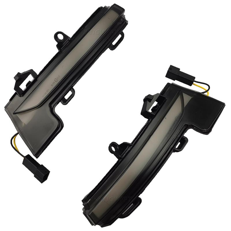 1Pair For VW T-ROC T-corss 2018-2020 Dynamic LED Turn Signal Blinker Mirror Flasher Light For Skoda Octavia Mk3 A7 5E 2012-2018