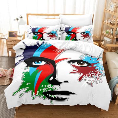3D David Bovie Bedding Sets Duvet Cover Set With Pillowcase Twin Full Queen King Bedclothes Bed Linen