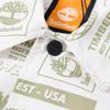 Timberland Letter Pattern Full Print Windbreaker Jacket Men Jacket White A6B6X-CM9