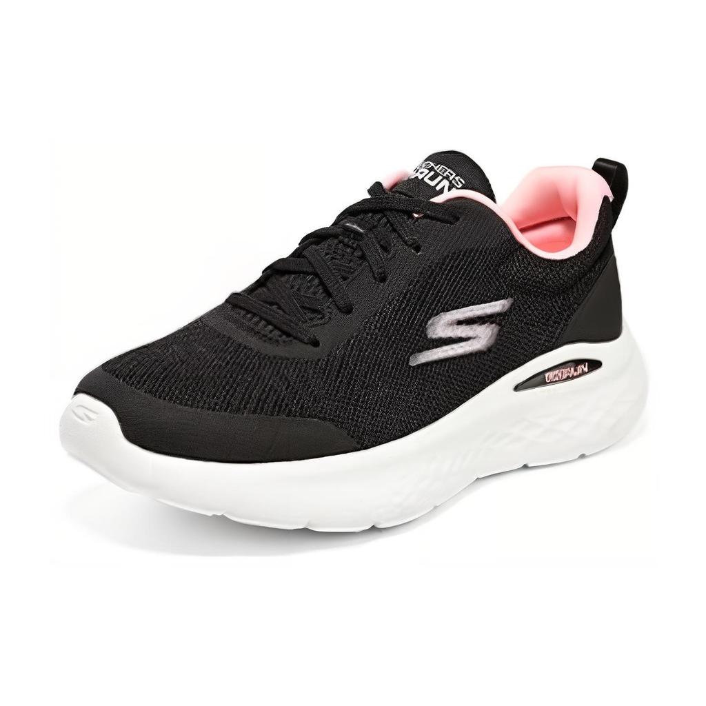 (WMNS) Skechers GO RUN Lite 'Black White Pink' Women's 129425-BKPK