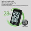 GPS Bike Computer Wireless Bicycle Computer 2.4 LCD Screen Cycling Speedometer Odometer with Auto Backlight and Bracket