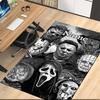 Benutzerdefinierter Name Halloween Horror Bedruckter Teppich, für Bürostuhl Wohnzimmer Schlafzimmer Küchenraum Dekor Geschenke.