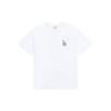 MLB Los Angeles Dodgers Cashew Flower Logo Print Vintage Short Sleeve T-Shirt Unisex Tops White 3ATSI0333-07WHS