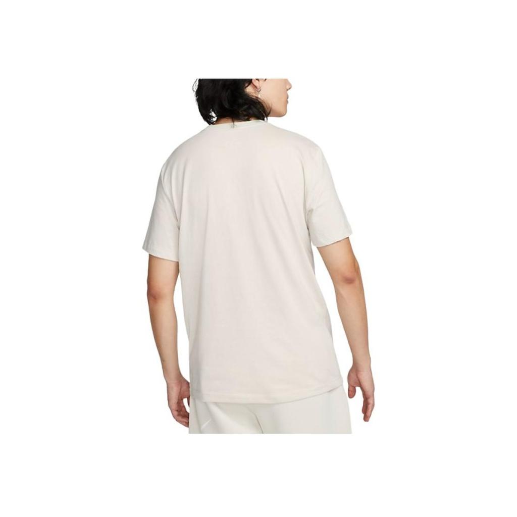 Nike Amerikanischer Stil Einfarbige Rundhals Locker Geschnitten Kurzarm T-Shirt Herren Oberteile Beige AR4999-073