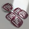 1 Stück 63mmX58mm Logo Fiat Auto Frontgrill Heckstoßstange Heckklappe Kofferraum Emblem Styling Zubehör für FIAT 85mm 8,5cm Emblem