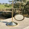 Brass Adjustable Magnifying Glass for Reading, Hobbies, Desk Office Home Decor Wedding Anniversary Birthday Gift