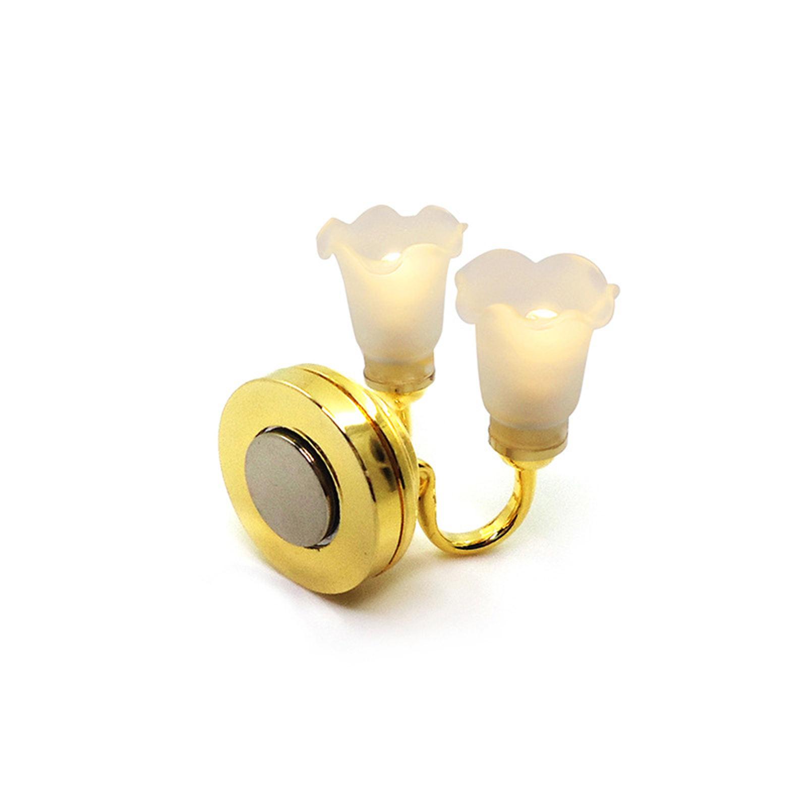 1:12 кукольных настенных бра для гостиной — фото 3