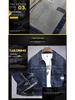 Men's Blue Stretch Denim Jacket for Autumn/Winter