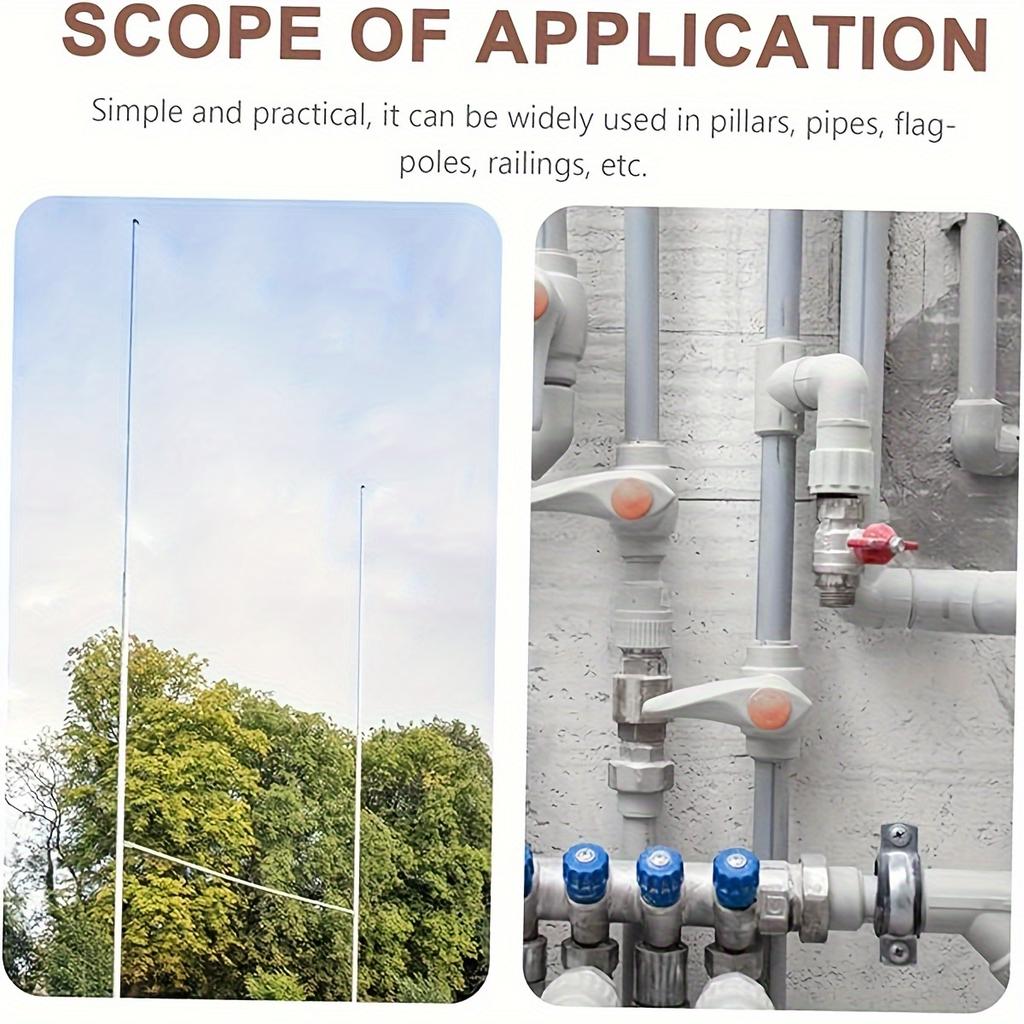 1pc Magnetic Post Level, Folding Magnetic Post Level with Elastic Loop for Hands-free Work