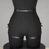 Women Sexy Thigh Garter Belt PU Leather Lingerie Bdms Bondage Lingerie Leg Harness Exotic Fetish Clothing Festival Rave Outfit