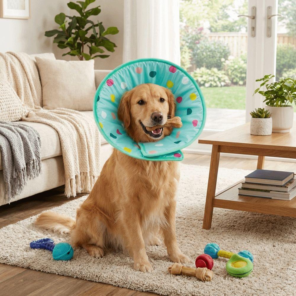 Comfortable Dog Recovery Collar Soft Cat Protective Collar Pet Cone Collar  Grooming