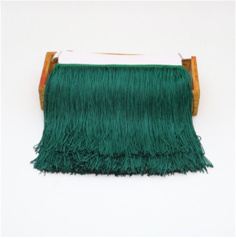 

1 yards Long Fringe Lace Tassel Polyester Lace Trim Ribbon Latin dance skirt curtain fringes for sewing DIY Accessories tassle 10cm