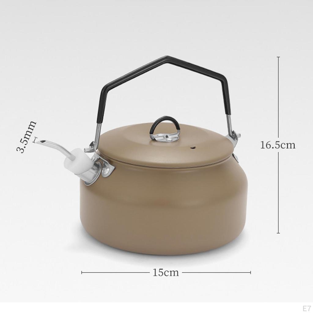 1L Kempingowy Czajnik do Wody Czajnik Przenośne Naczynia Kuchenne Czajniczek Czajnik na Ognisko Wędrówki