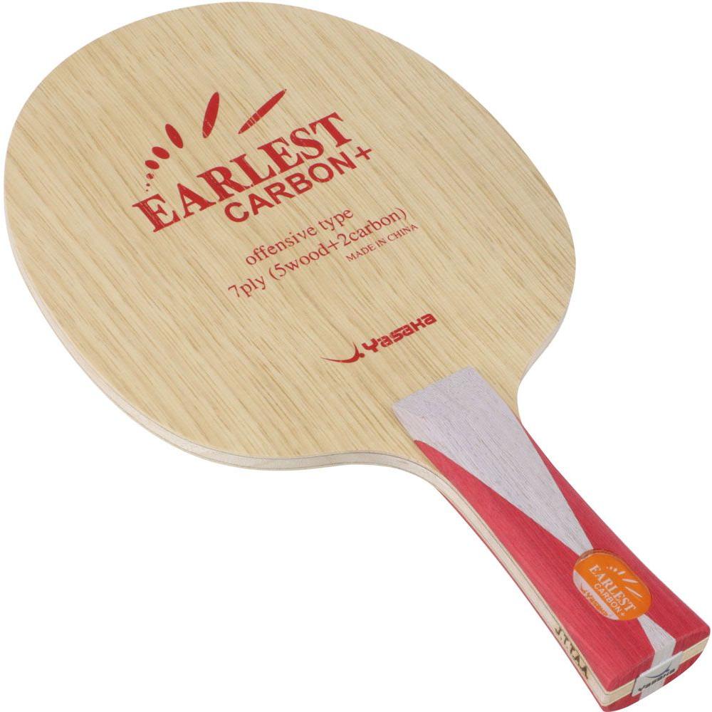 Used Yasaka Table Tennis Arrest Carbon+ FLA Flare Attack Racket EARLEST CARBON+ Shake Racket Shake Hand Offensive Club Activities Practice Match New