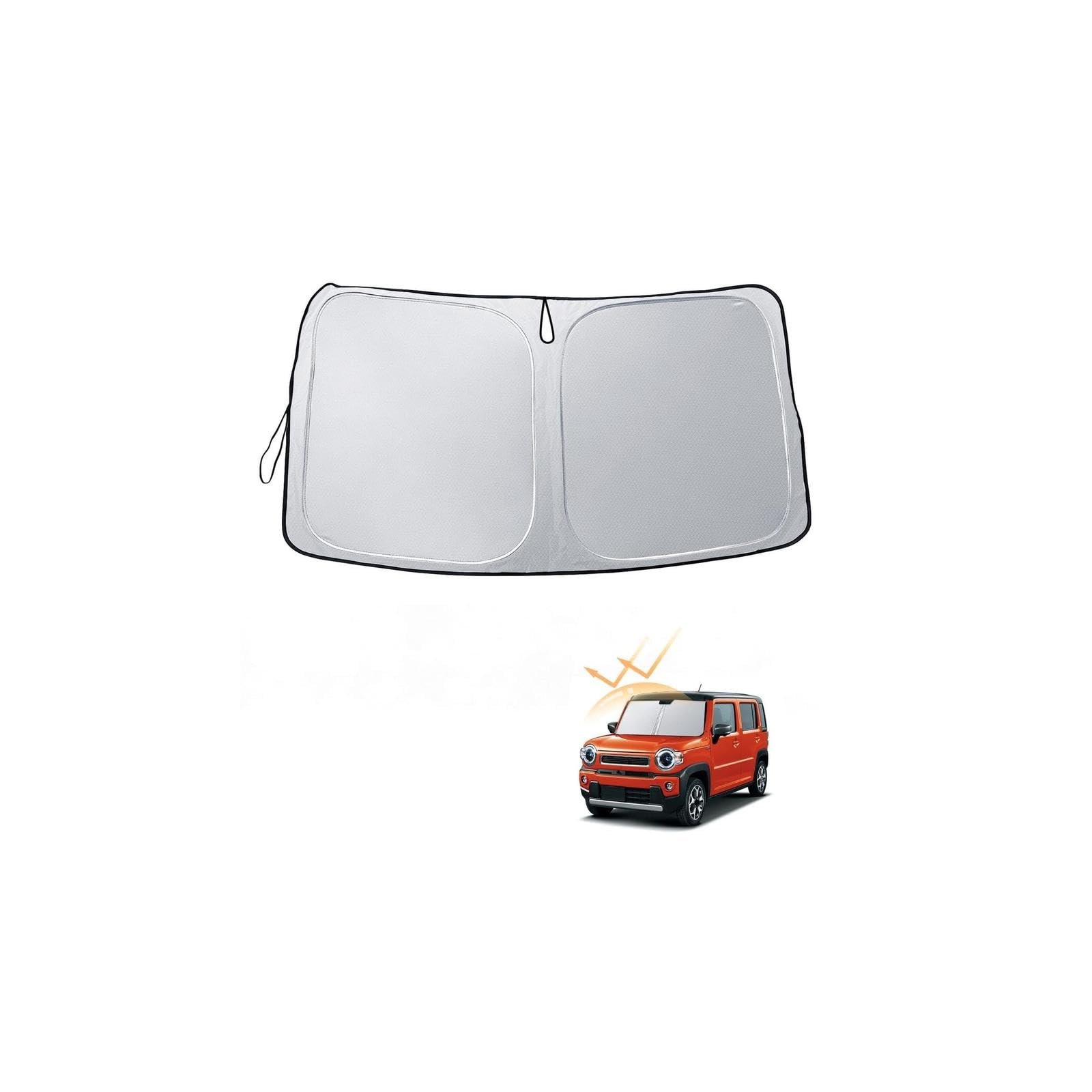 SXCY 2026 New Suzuki Hustler 2nd Generation Dedicated Sunshade Hustler Genuine UV Light Heat Heatstroke Storage Bag Easy mr92s Custom Interior Parts -