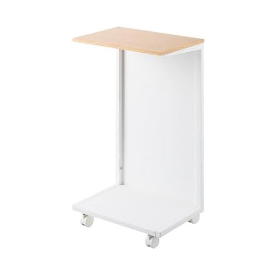 Blindfolded futon dryer stand with casters Tower White Futon dryer storage Yamazaki Jitsugyo Home appliance storage Blindfolded storage Futon dryer