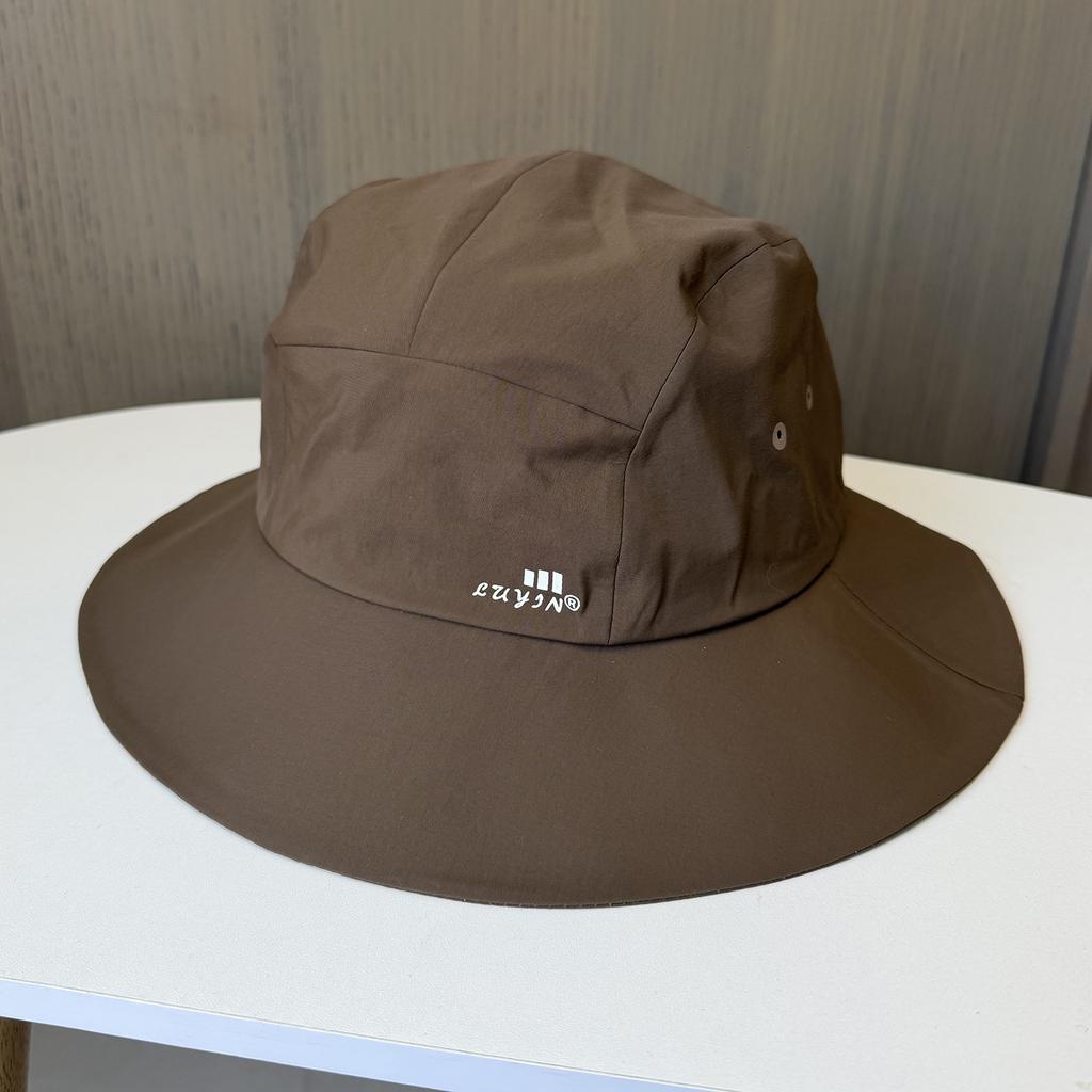 New Big Head Circumference Bucket Hat Men's and Women's Summer Thin Sunshade Sunscreen Basin Hat Outdoor Drawstring Quick Drying Mountaineering Hat