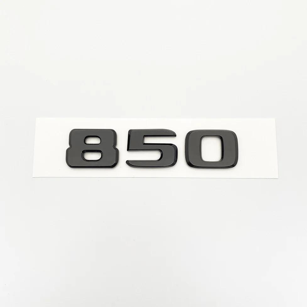 אותיות שחורות מבריקות 550G 4X4 850 550 D35 B40 D6S B63 סמל למרצדס בנץ Brabus G מכונית פגוש תא מטען אחורי W464 מדבקת לוגו