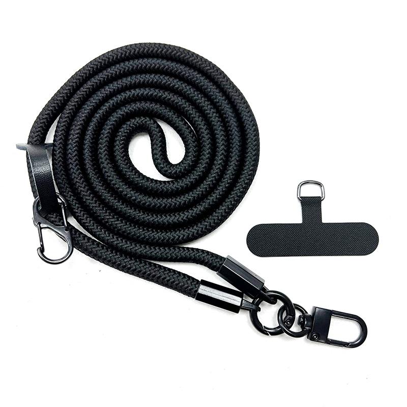 8MM Diameter Outdoor Mobile Phone Hanging Rope Crossbody Backable Neck Strap Durable Phone Case Lanyard Climb Mountain Anti-lost