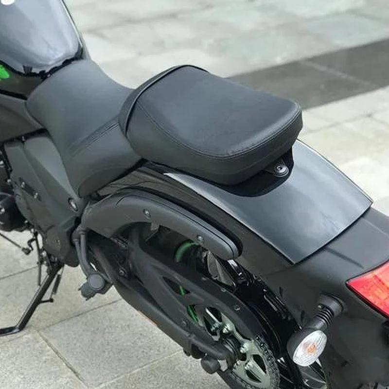 Motorrad Rücksitz Schwarz Soziuspolster für Kawasaki Vulcan S650 VN650 2015-2025 Motorradzubehör PU-Lederpolster