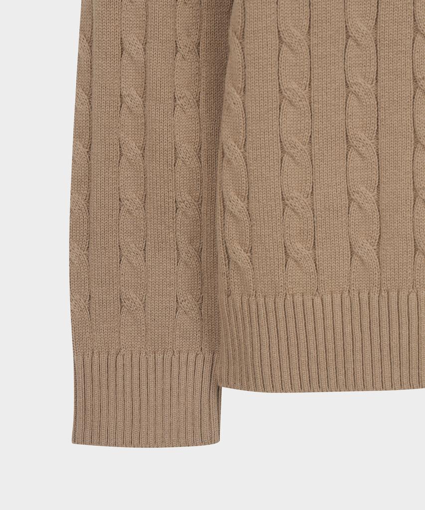 Brooks Brothers Cotton Cable Cardigan (Beige) (Bbwcmbg101)