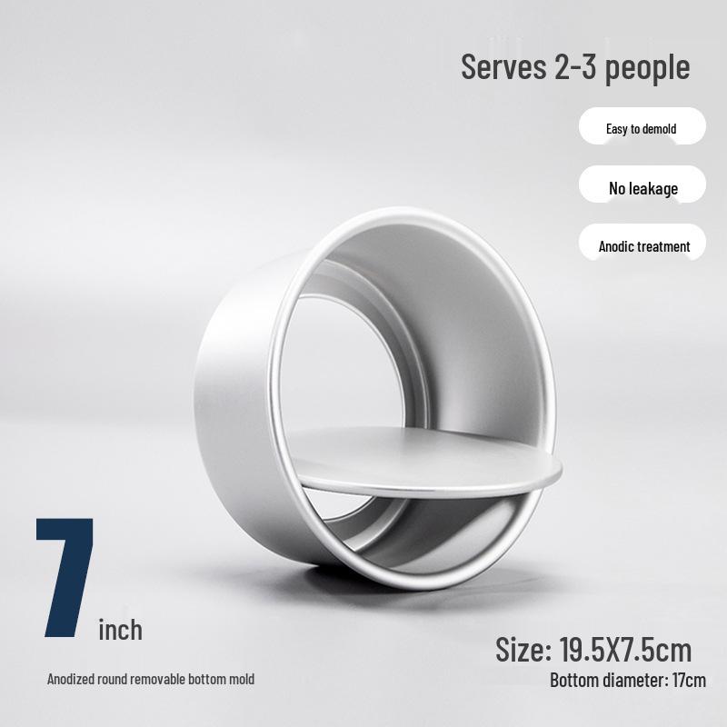 Chiffon Cake Mold Set with Removable Bottom: 4", 6", 8", 10" for Oven Use