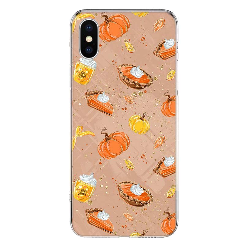 Pumpkin Happy Fall Autumn Cover Phone Case For Apple iPhone 11 12 13 Pro XR X XS Max 7 8 6 6S Plus + Mini 5S SE Print Shell