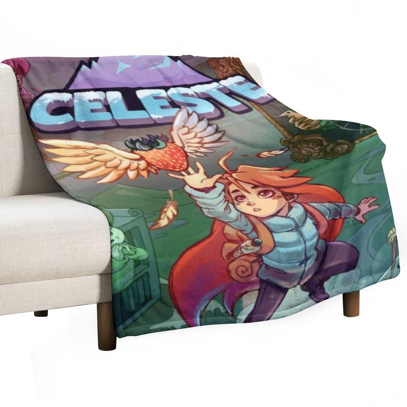 

Celeste Throw Blanket manga Bed Fashionable Luxury Designer Thins Blankets 30x40in