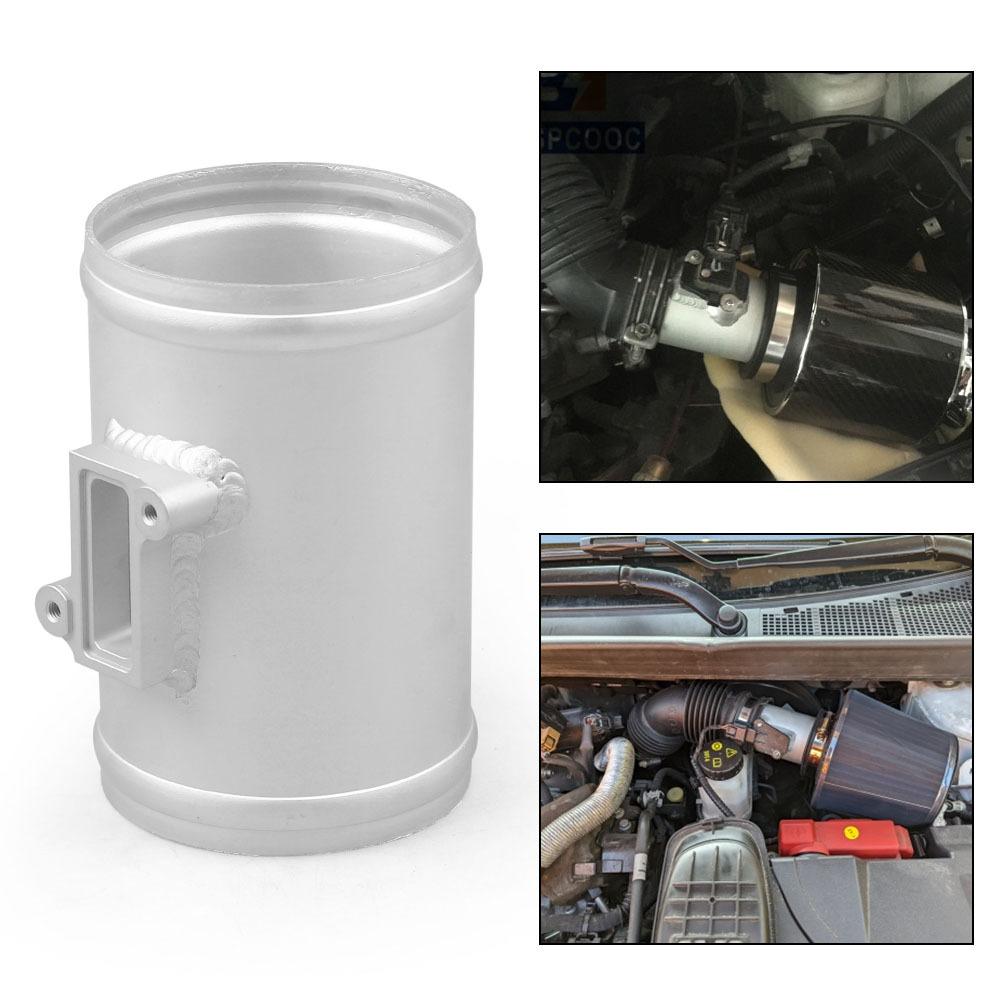 76mm Mass Air Flow Sensor Adapter Air Intake Meter Mount For Nissan Honda Ford