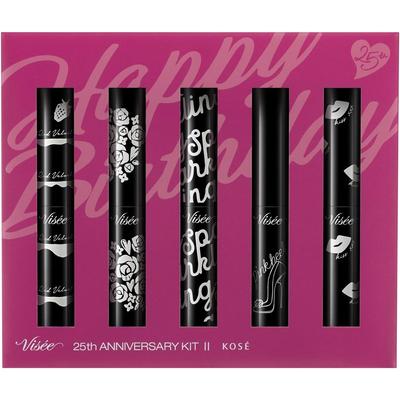 Visee 25th Anniversary Kit I Lipstick Red Set 3.5g×5, Single Item, 3.5g