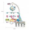 Blue Crib Mobile with Music Projector, Remote Control, Music Box