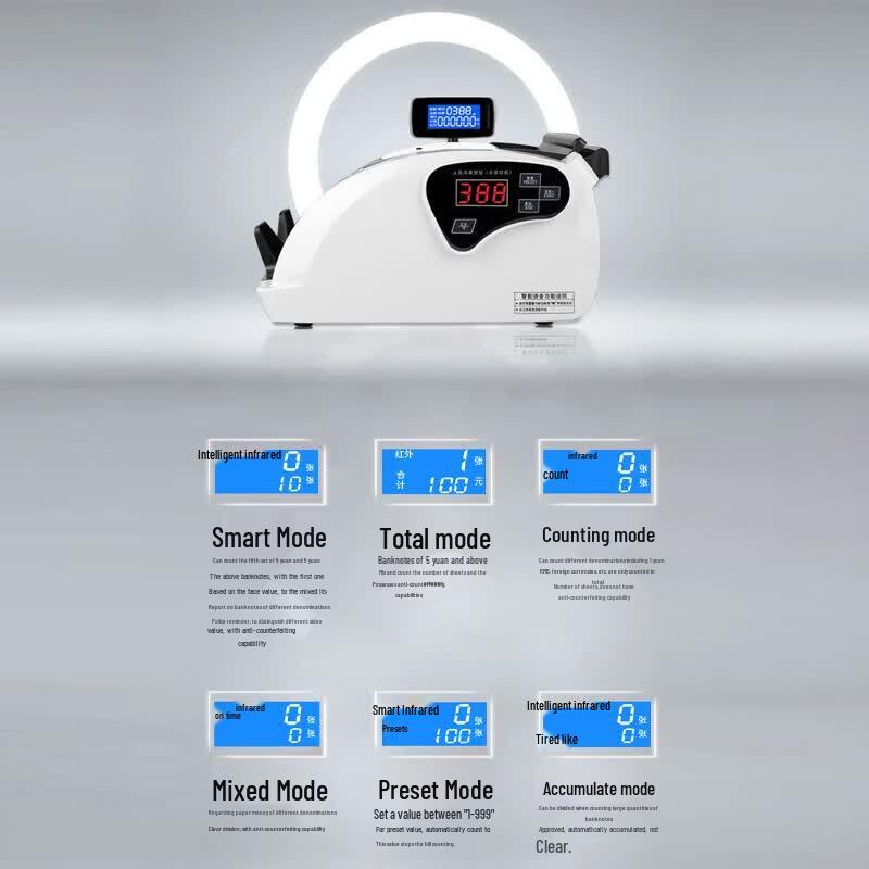 FLYER FL0388C Dual Display Voice Banknote Counter CN plug (adapter included)