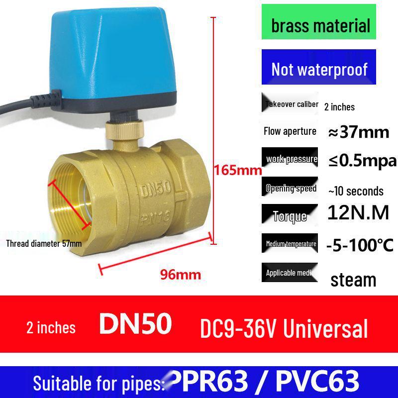 Válvula de Bola de Control de Temperatura Electromagnética Solar: ADC 12V/24V/220V, Bidireccional/Tridireccional, Normalmente Abierto/Cerrado.