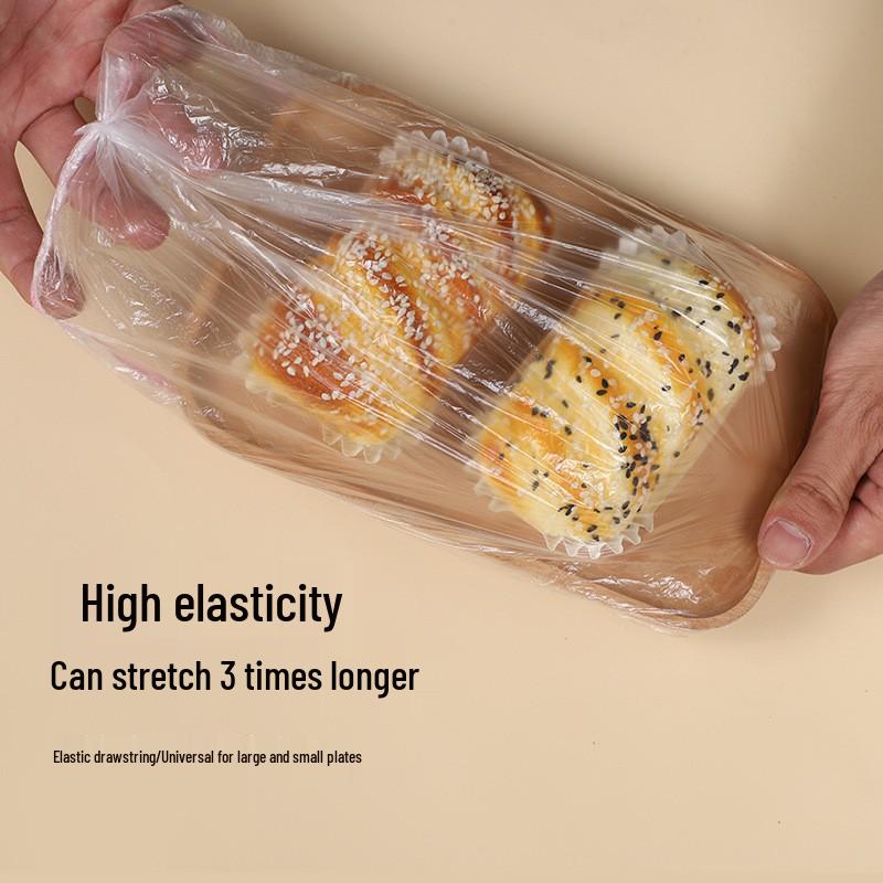 Food Grade Disposable Cling Film - Fresh-Keeping Covers for Household Use, Ideal for Fruits & Vegetables.
