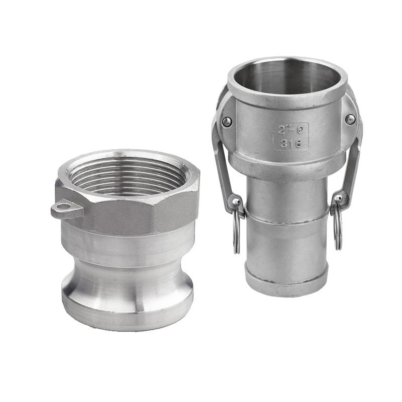 304 Stainless Steel Quick Connect Water/Oil Hose Coupler Type A & C