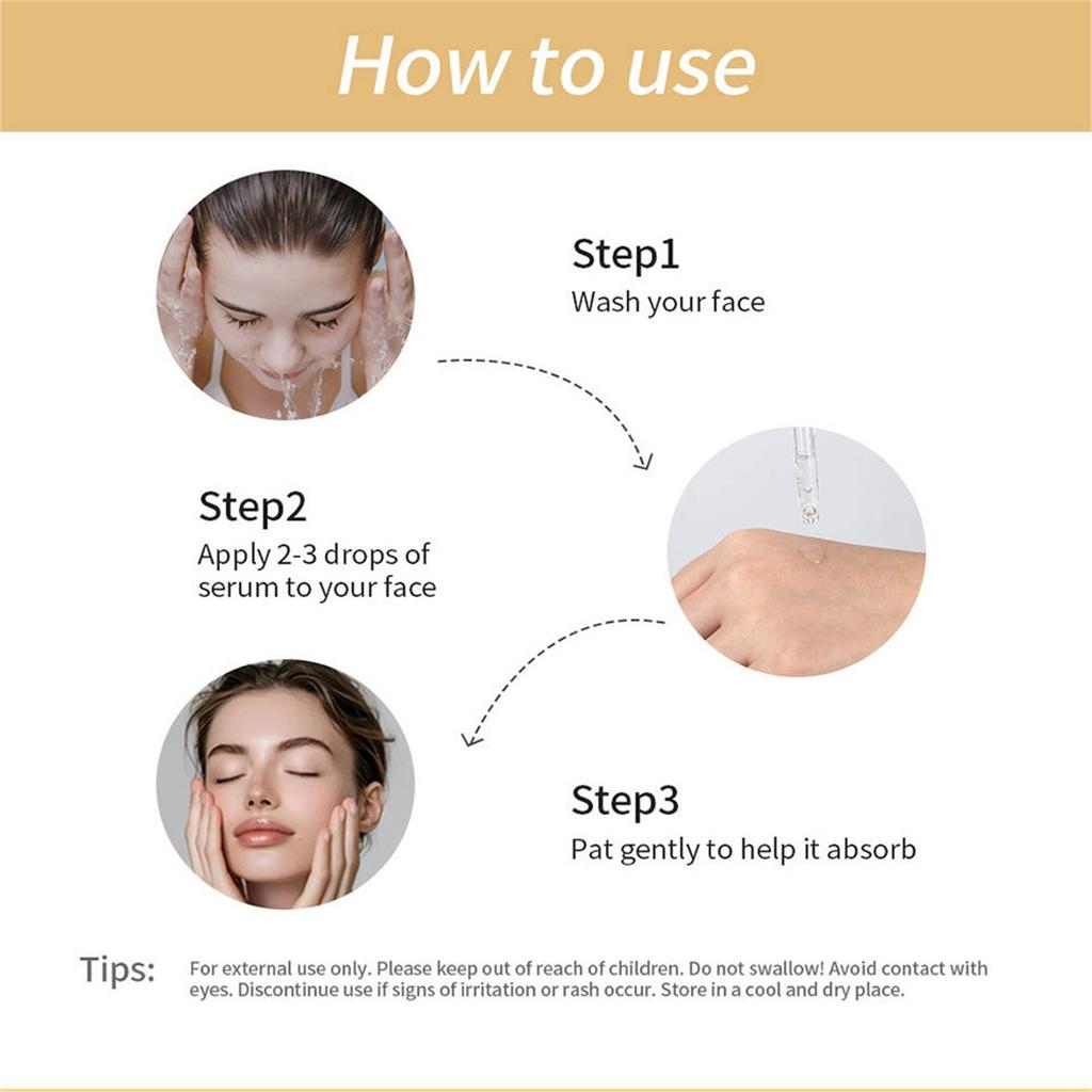 Rice Brightening Serum 0.67 Floz! Formulated With Rice Milk Extract, AlphaArbutin! Fades Scar, Brightens Skin And Even Skin Tone