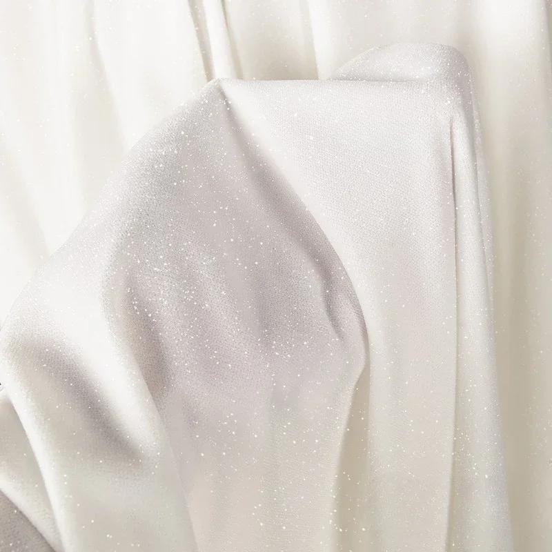 100x140cm Glitter Velvet Starry Fabric Soft and Smooth Woven Non-elastic for Sewing Dress DIY Handmade Velvet Cloth Soft Smooth