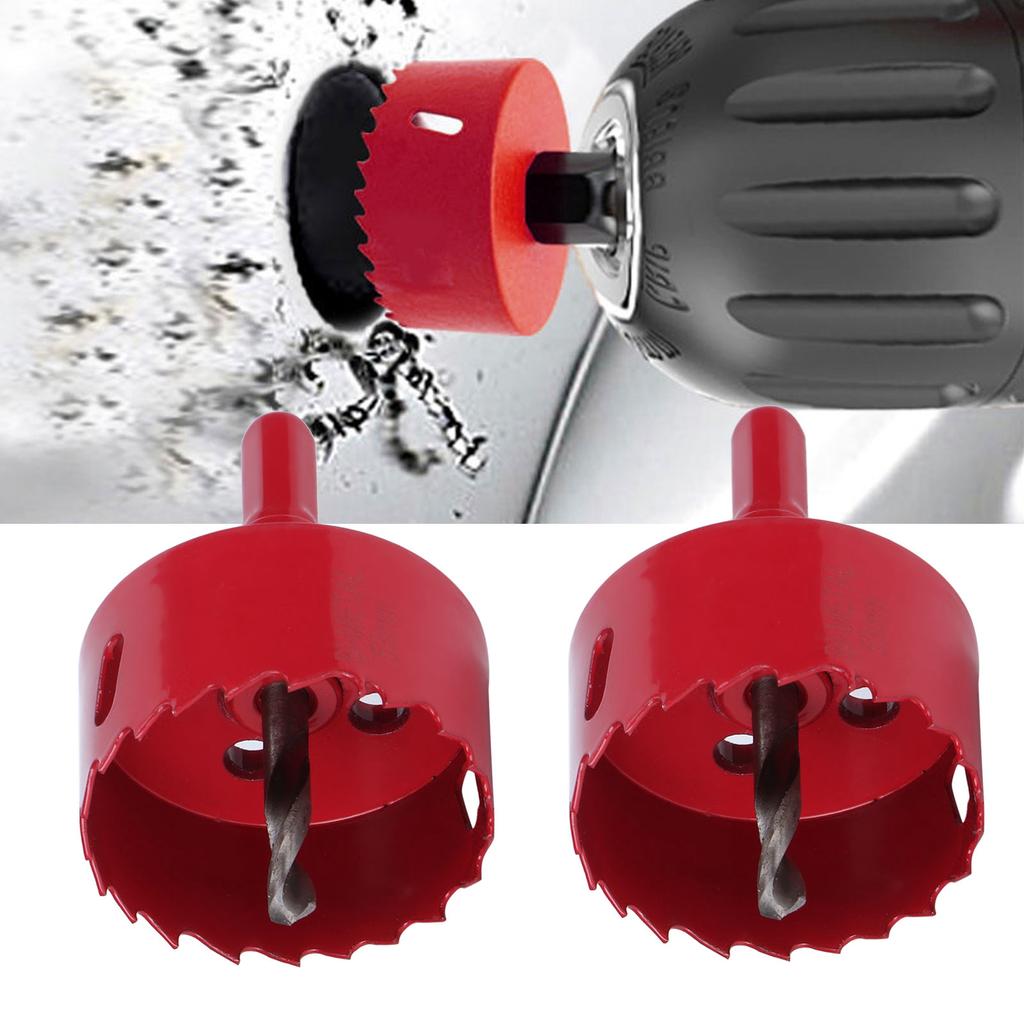 2PCS 53mm Hole Saw Round Beehive Vent Hole Opener Drilling Cutter Tool Beekeeping Tool