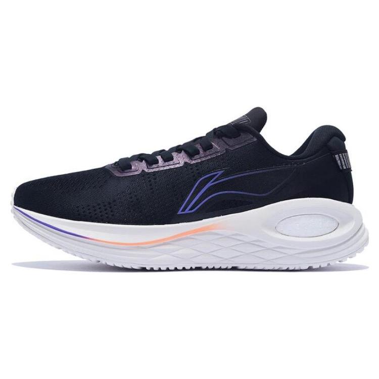 New LINING Furious Rider 6.0 Essential Running Shoes Men Low Top Phantom Black/Black ARZS003-16