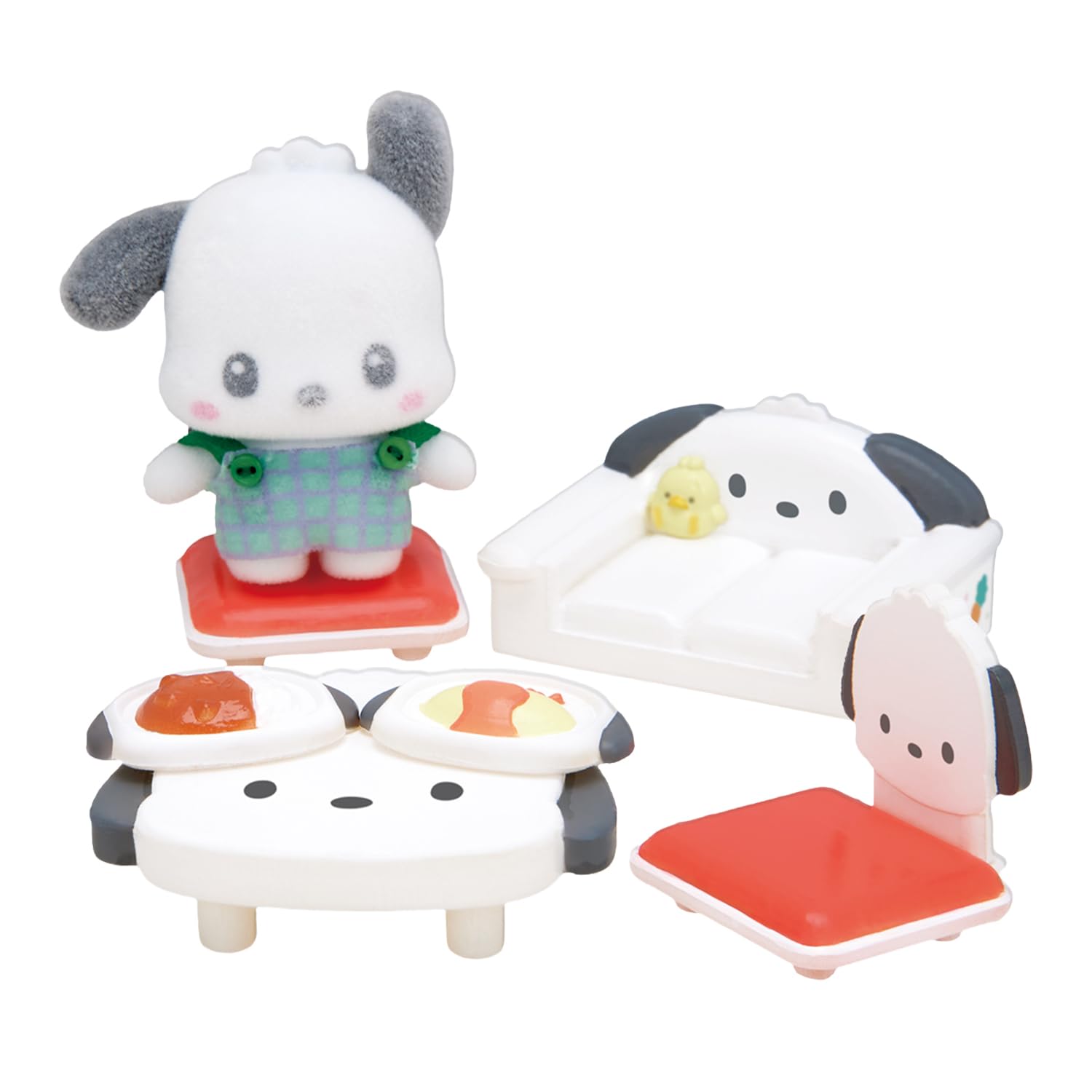 

Маленький Томо Персонажи Sanrio Pochacco Набор для гостиной Персонажи Sanrio [BANDAI]