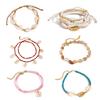 Sea Themed Resin Anklets 6 Tropical Holiday Designs Sturdy Plastic Jewelry for Women Girls
