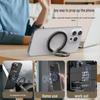 MagSafe Three-Fold Double-Sided Magnetic Phone Ring Holder for Apple & Android