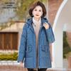XueZhongFei Women's Hooded Thickened Winter Down Jacket