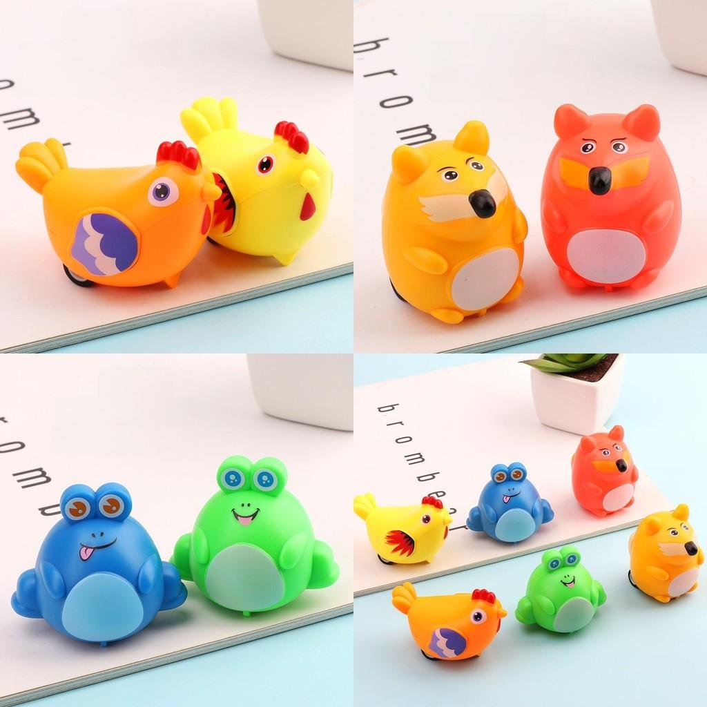 Childrens Chicken Fox Frog Animal Toy Car With Rebound Power And Interactive Features For Toddler Play