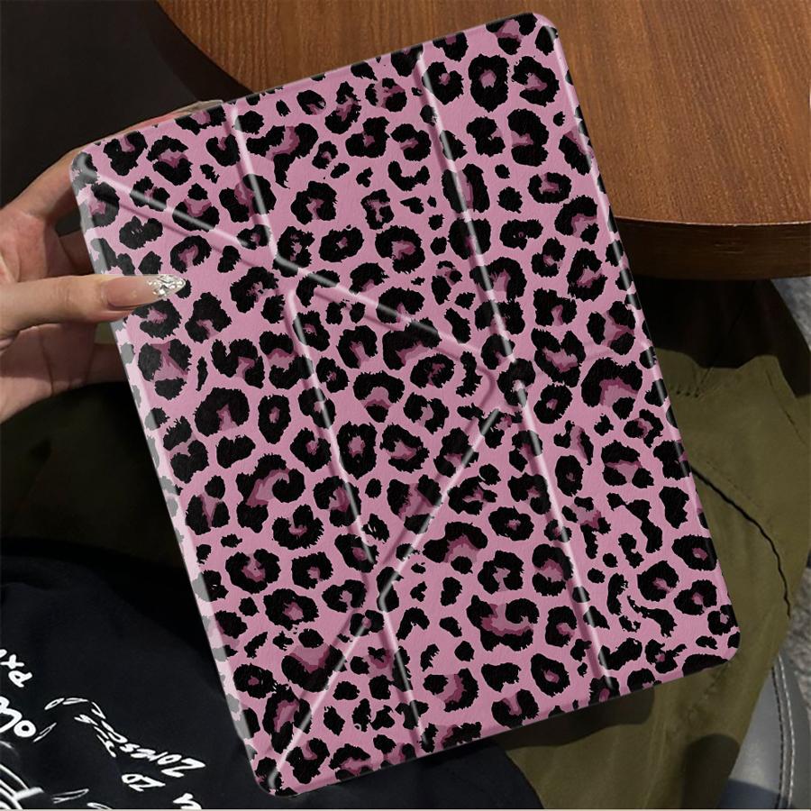 Leopard Print Art Tablet Case For iPad Pro 11th 10th 9th 8th 7th 12.9inch Air 4 5 M3 M2 1 2 M4 11inch Pro 2025 Mini 6 7 Holder